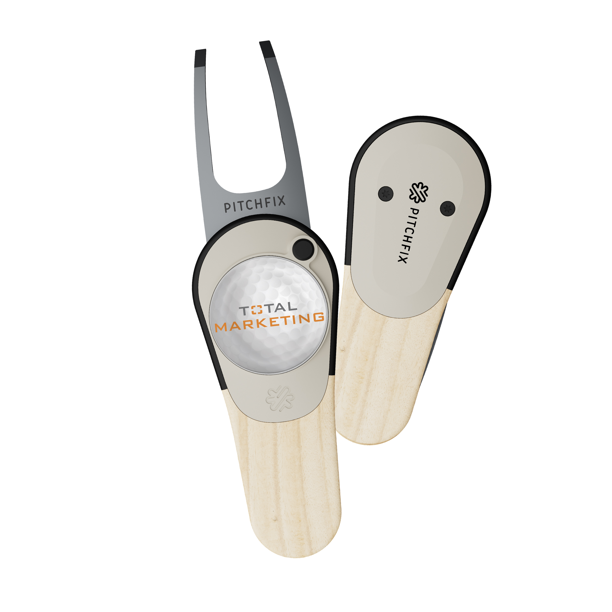 Pitchfix Woodie Golf Divot Repair Tool 8