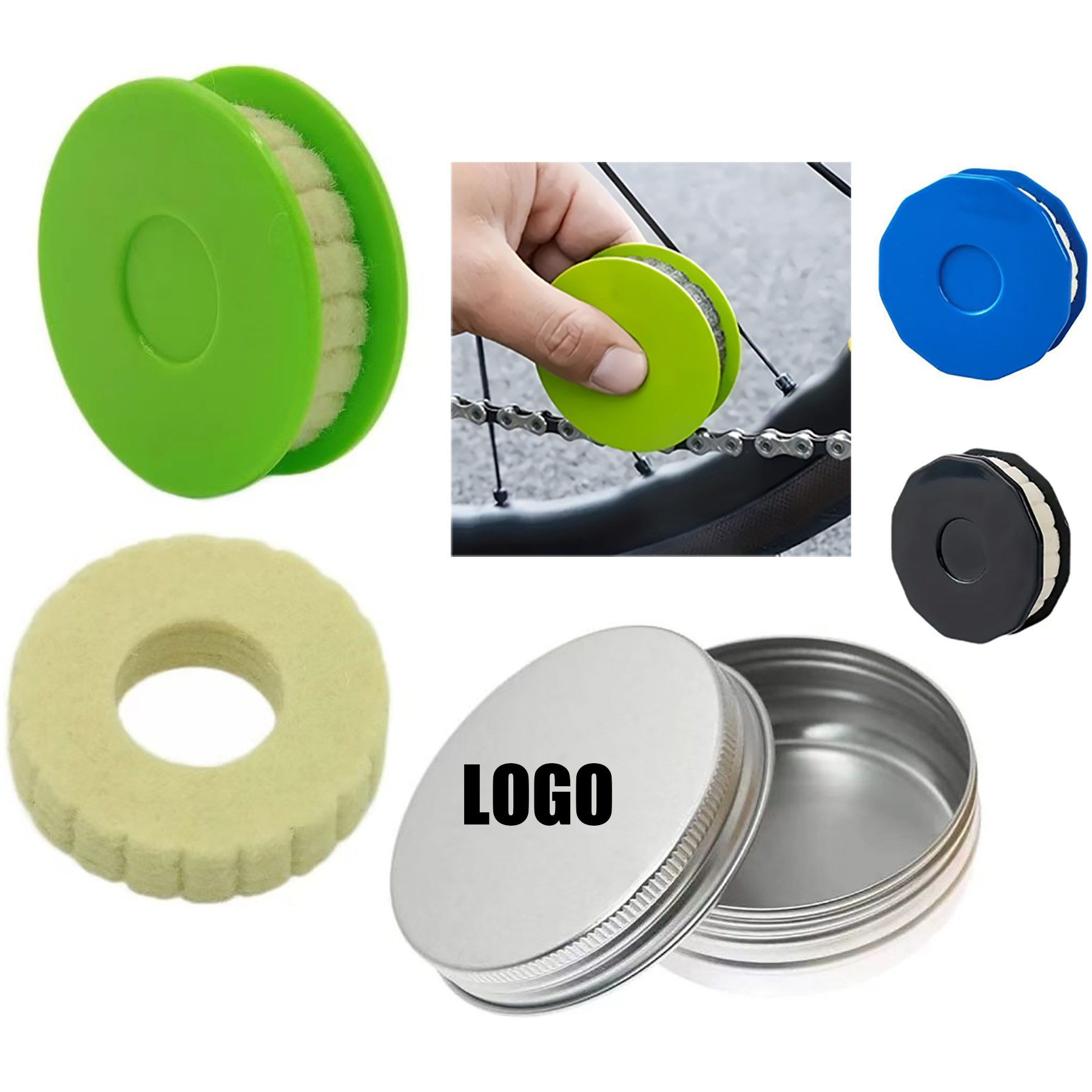 Bicycle Chain Oiler Roller Lubricator