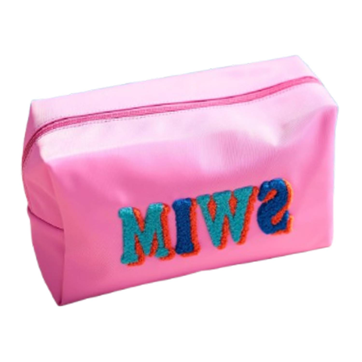 Waterproof Nylon Embroidered Letter Makeup Bag 7