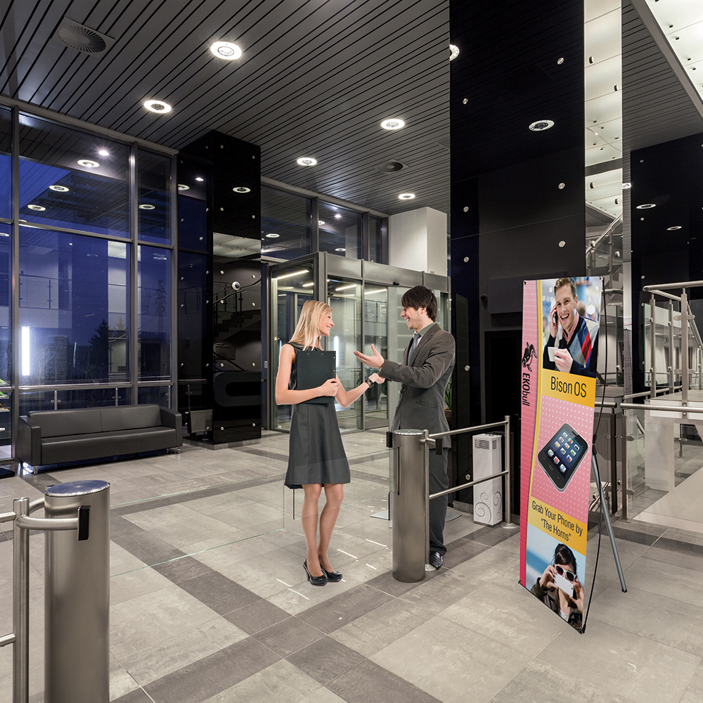 31.5" x 70" Euro-X Banner Display Kit 10
