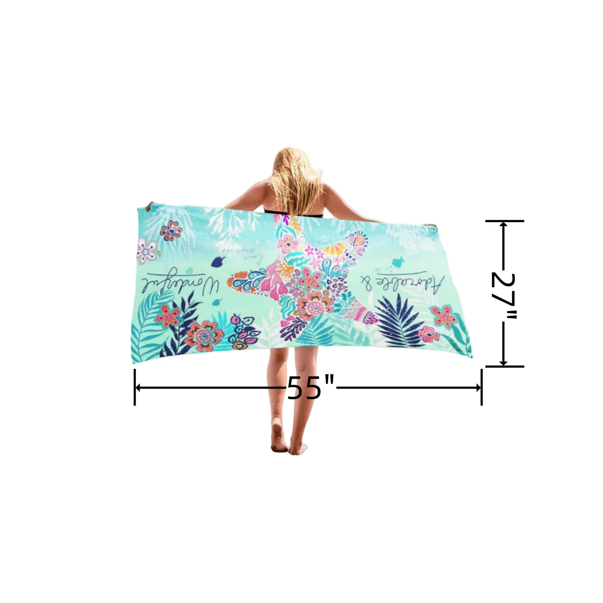 Sublimated Quick Dry Beach Towel 2
