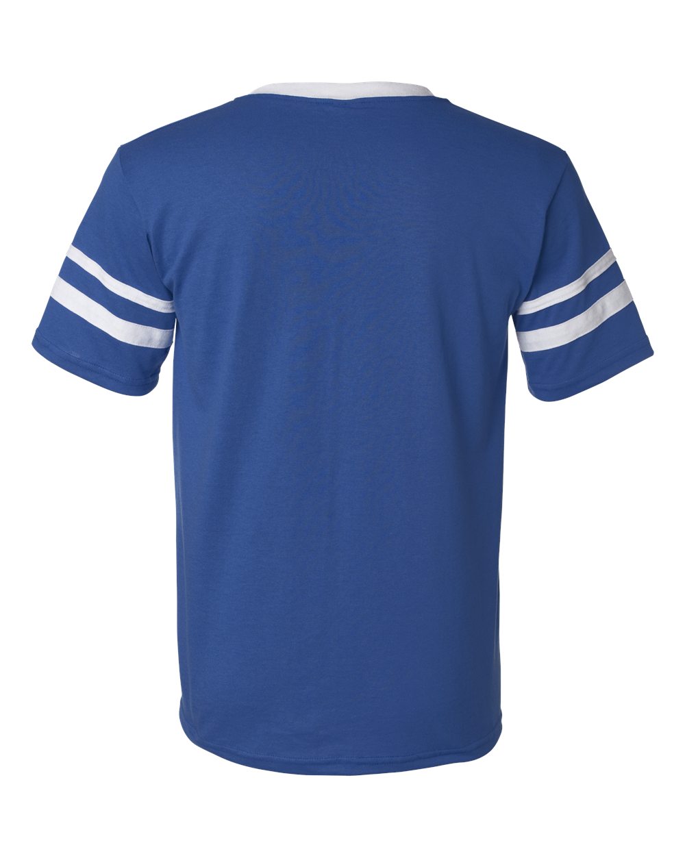 V-Neck Jersey with Striped Sleeves - 360 126