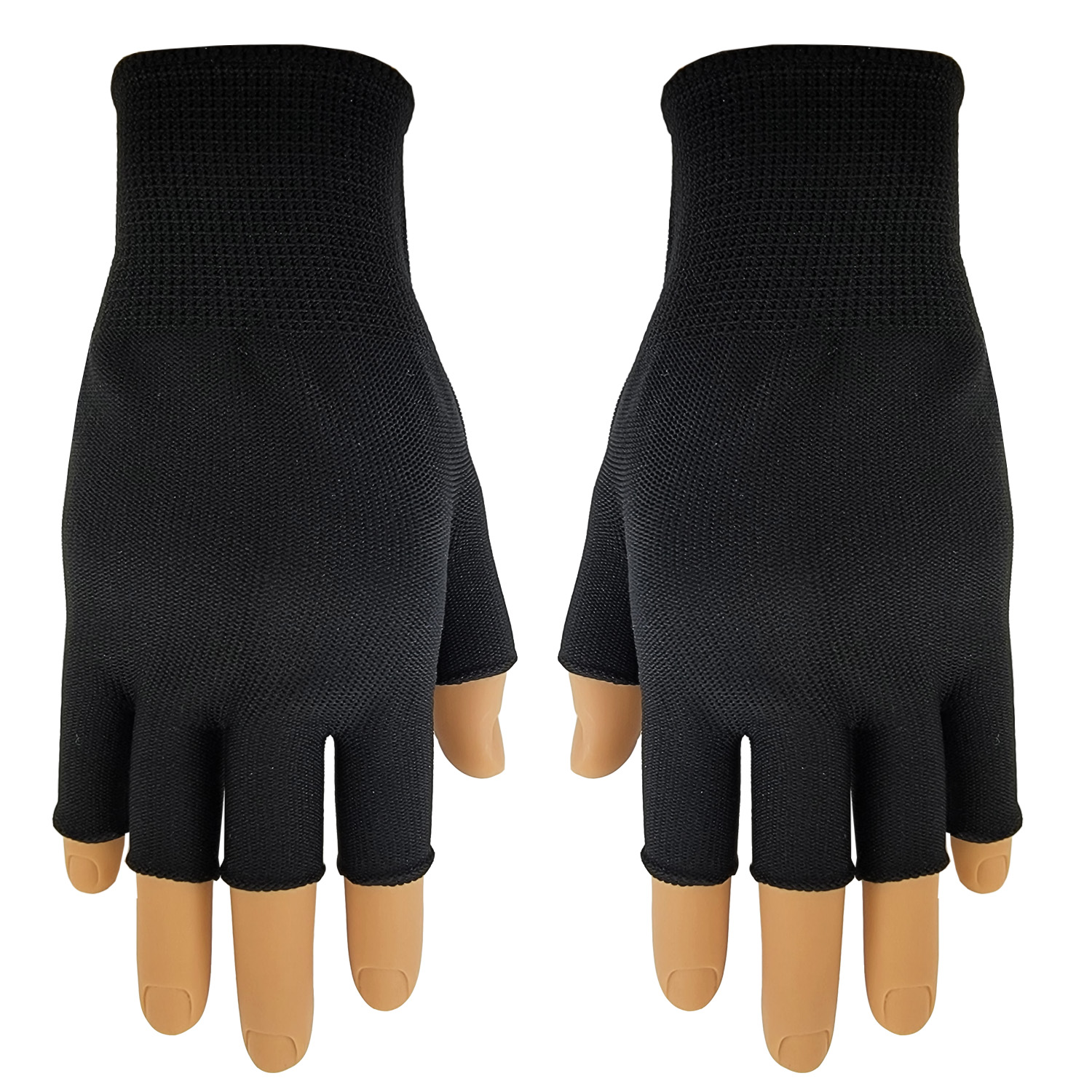 Sports Performance Fingerless Workout Gloves with Oversized DTF 2