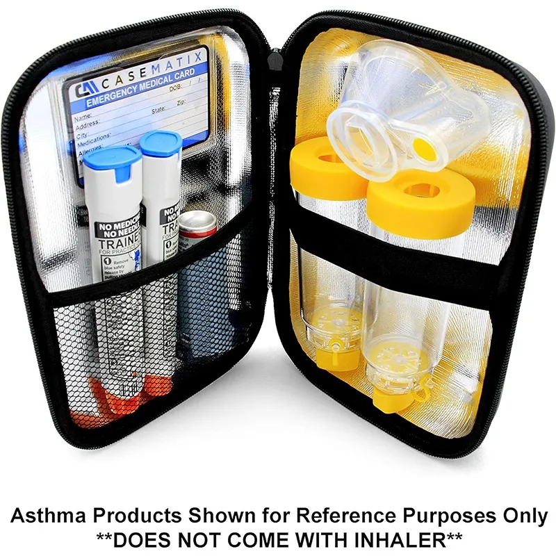 Insulated Asthma Inhaler Medicine Travel Bag 6