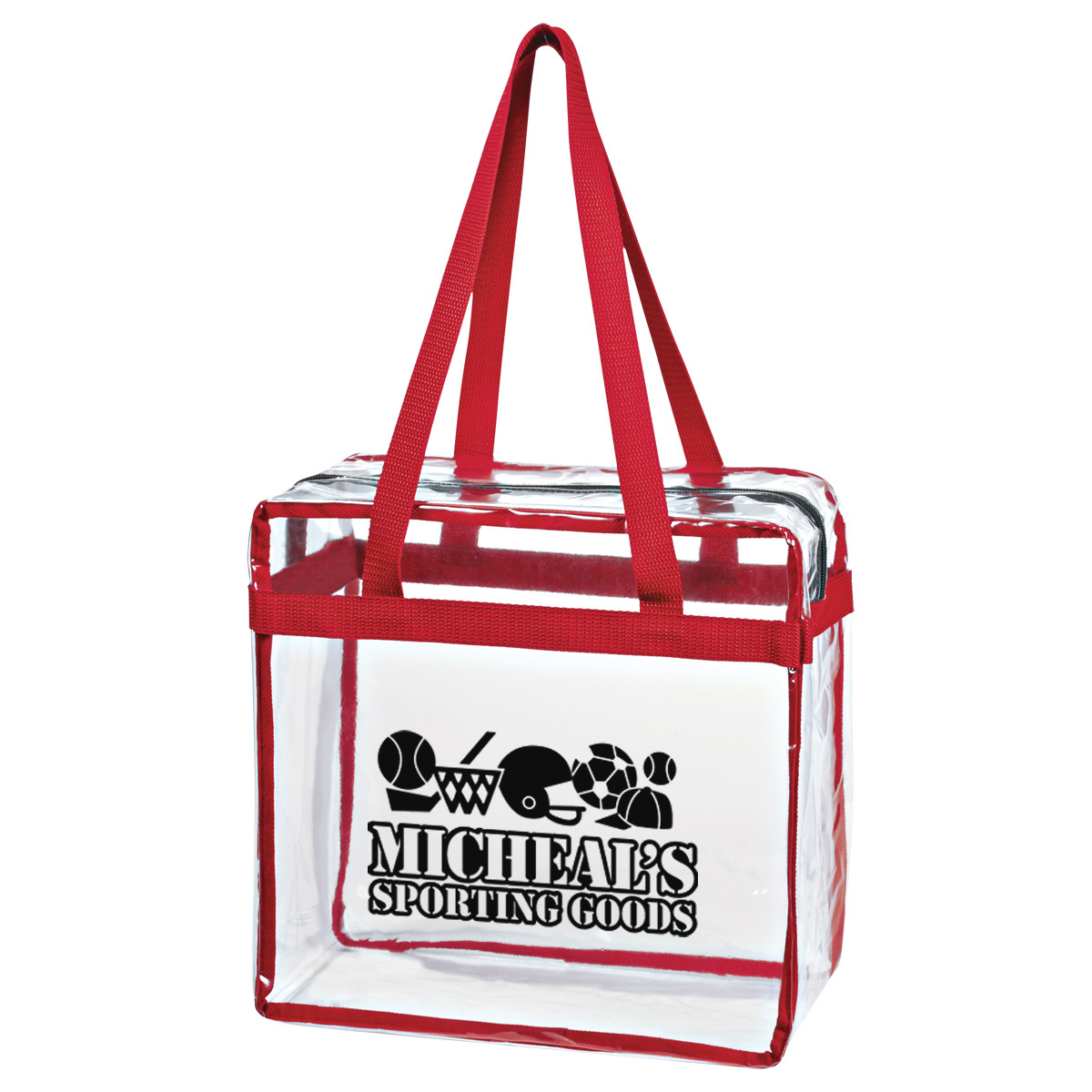 Clear EVA Tote Bag With Zipper 9