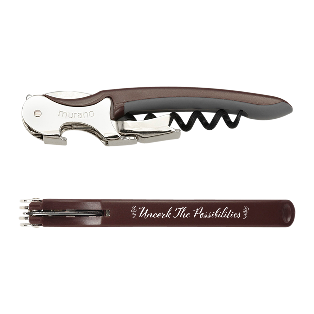 Murano Soft-Touch Italian Two-Step Waiters Corkscrew 7
