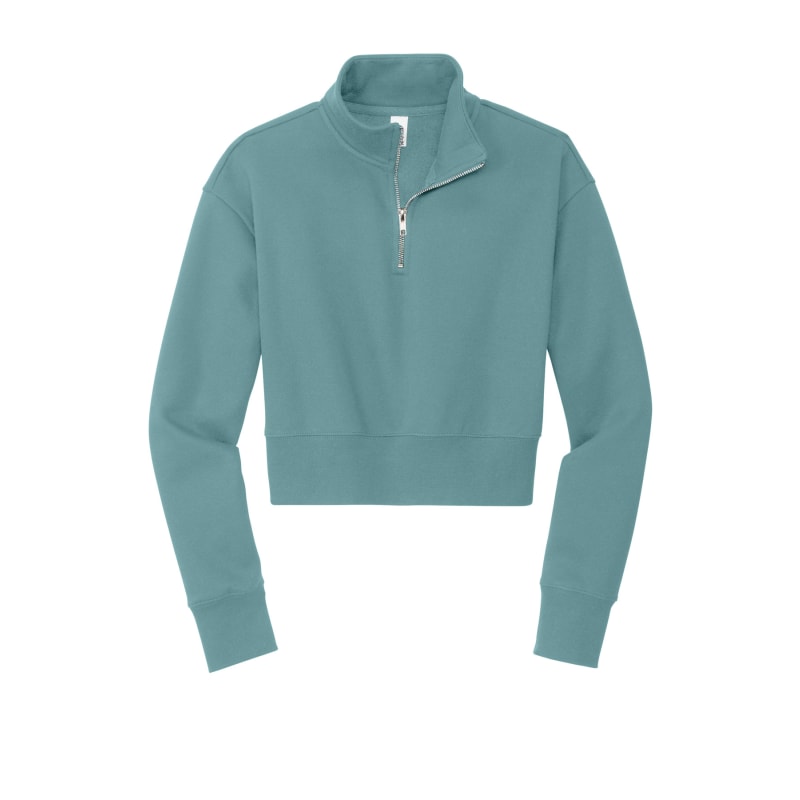 District Women's V.I.T. Fleece 1/2-Zip, custom hoodie or sweatshirt with logo imprint 32
