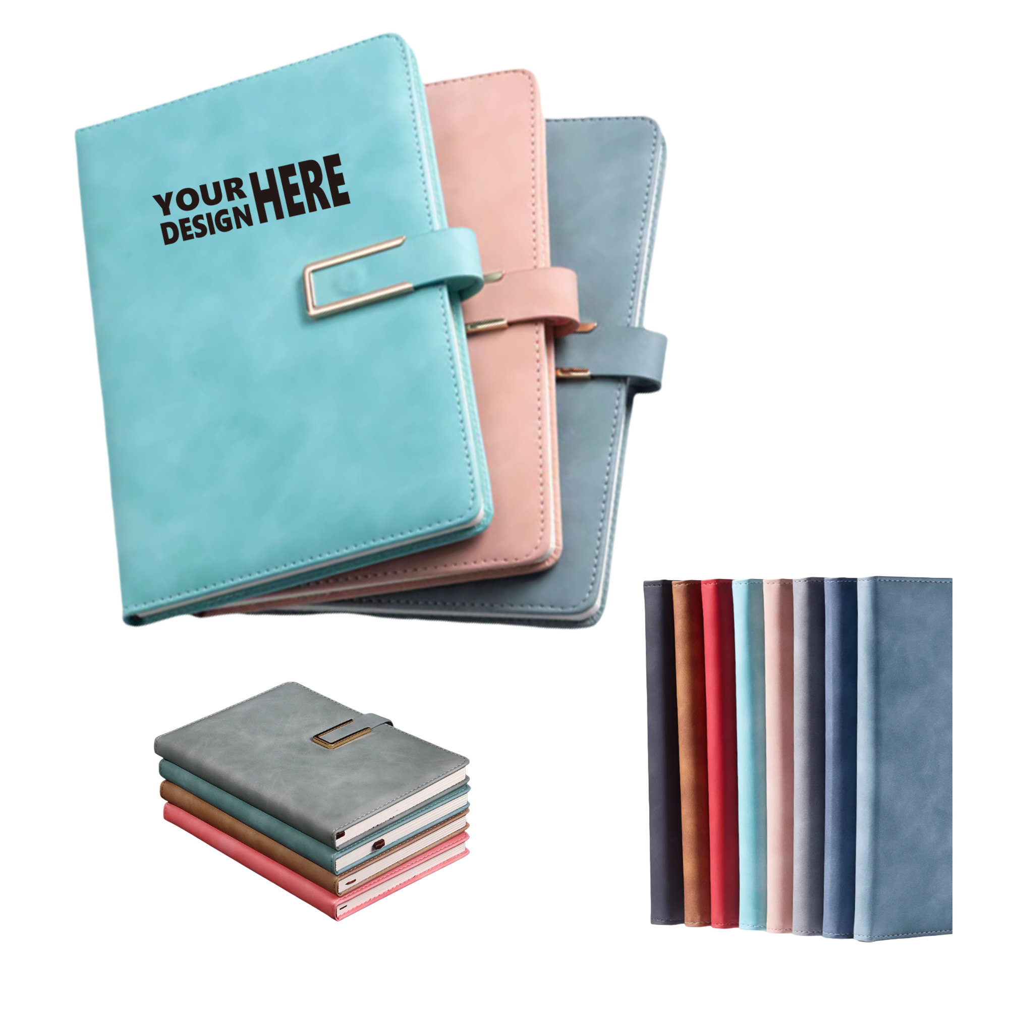 Fashion A5 Notebook with Magnetic Closure MOQ100 2