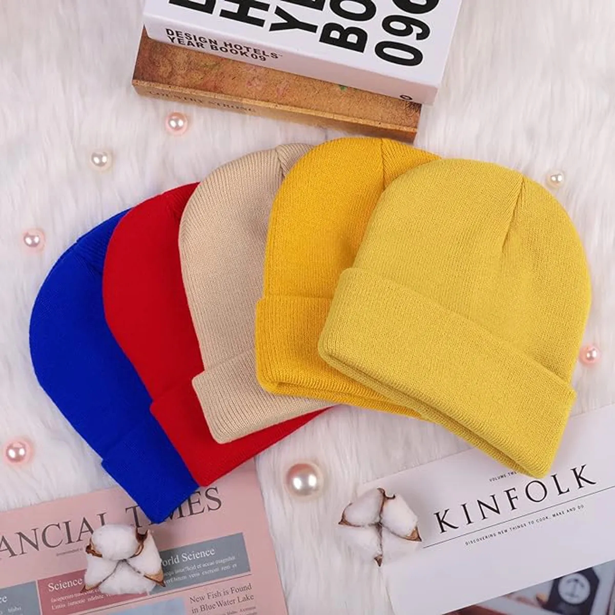 Knit Beanie Hat 3