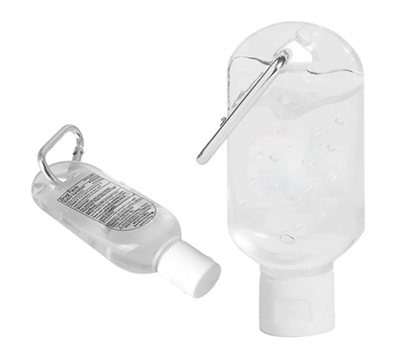 Hand Sanitizer Gel with Carabiner, 1.8 oz. - Printed 7