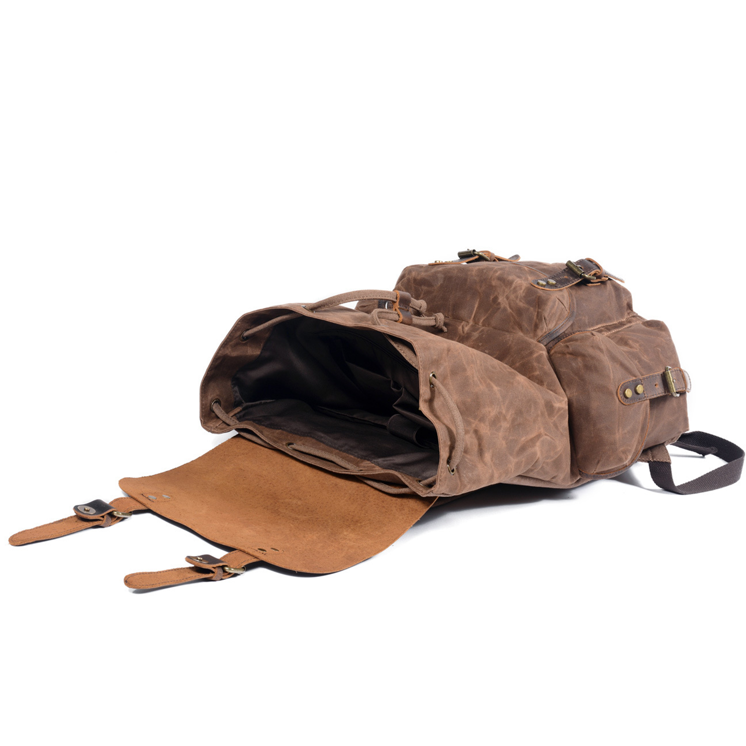 Retro drawstring backpack 6