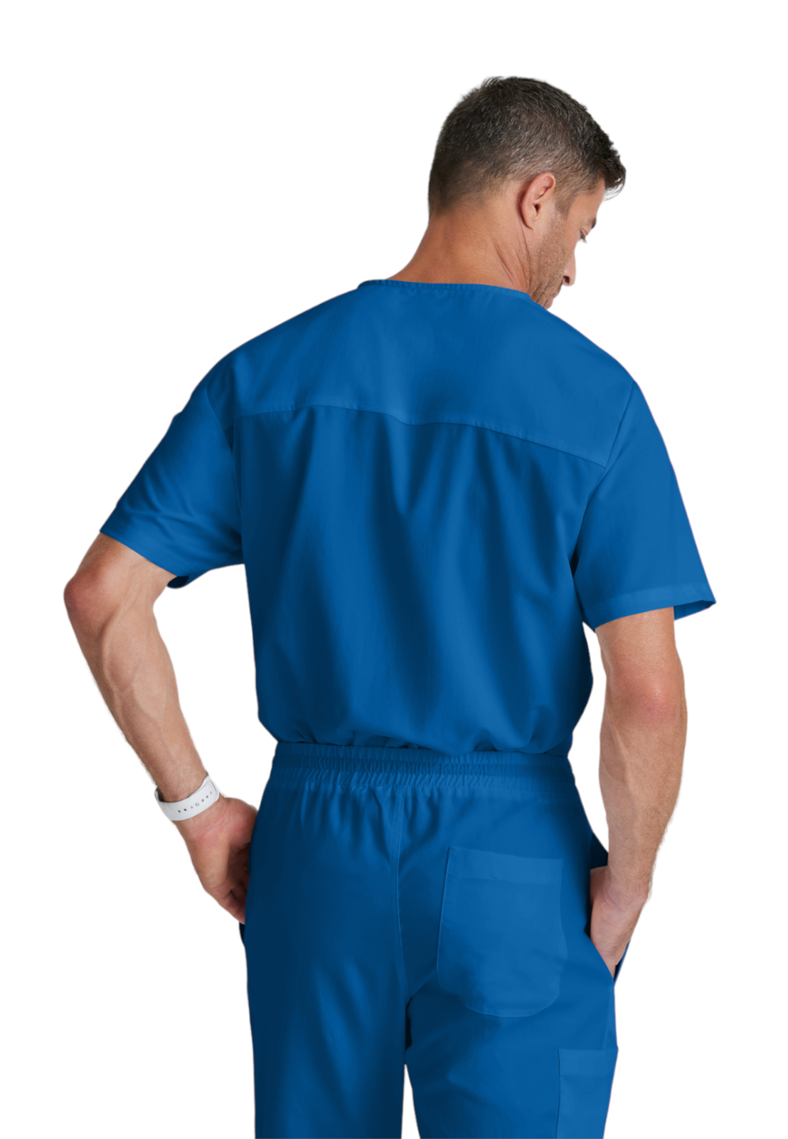 Grey's Anatomy Classic - Men's Two-Pocket V-Neck Evan Scrub Top 17
