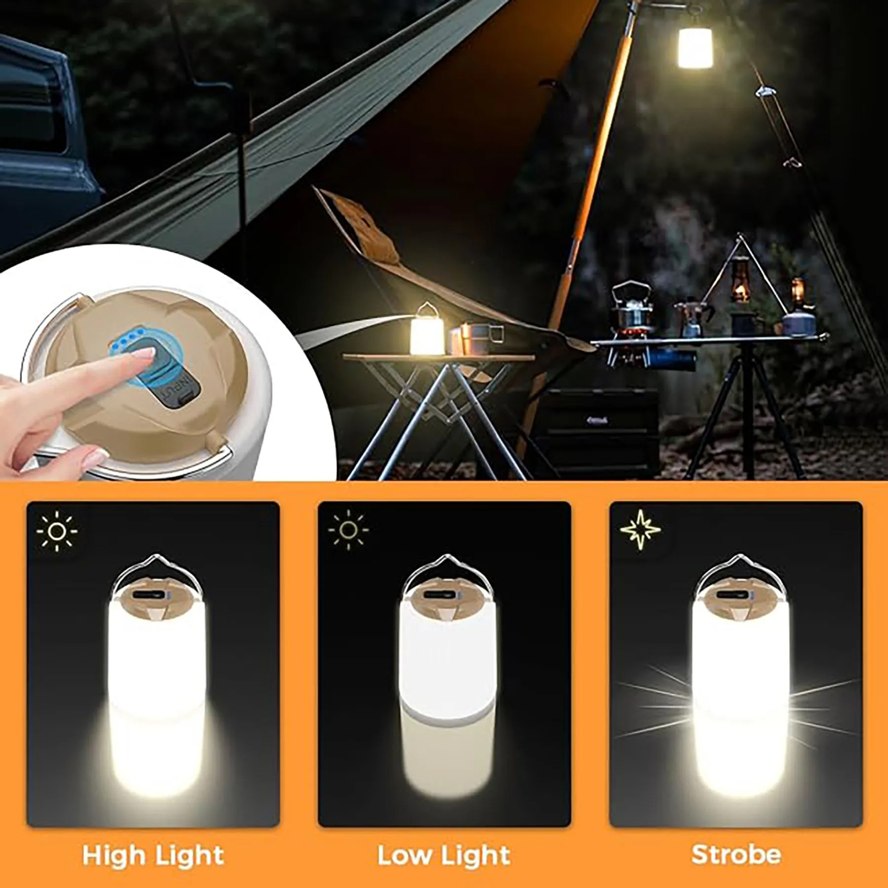 Rechargeable LED Camping Lantern 6