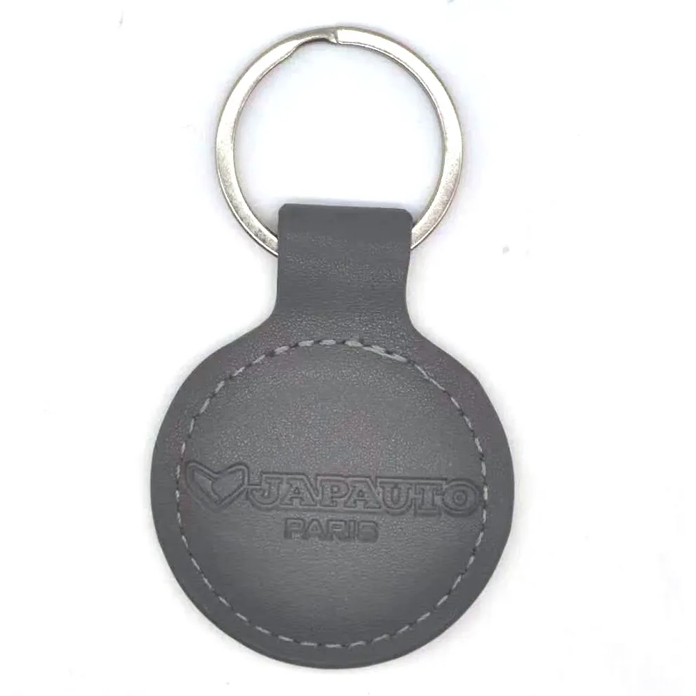 Leather Round Keychain 6