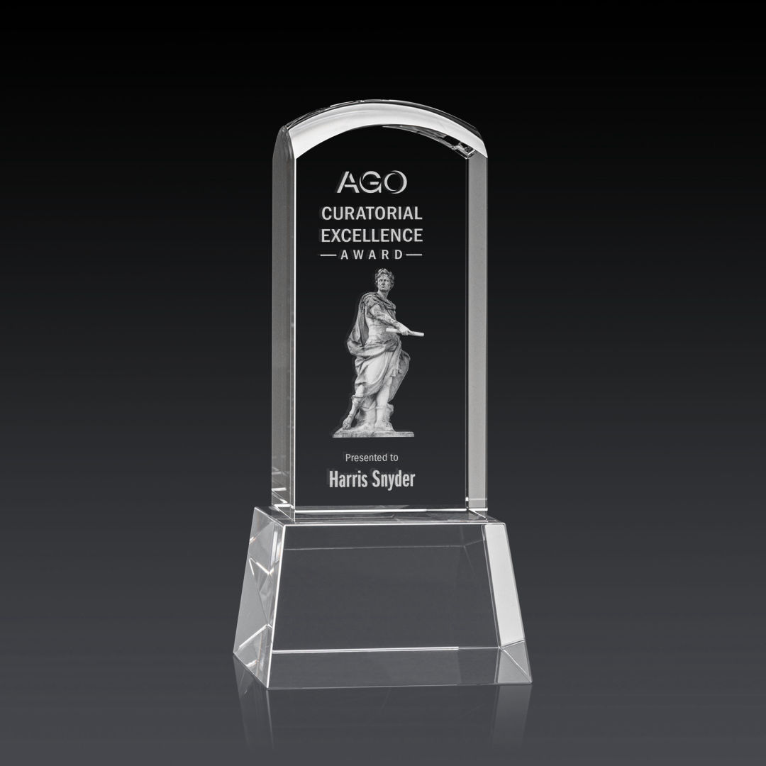 Silkwood 3D Award on Base - Clear 3