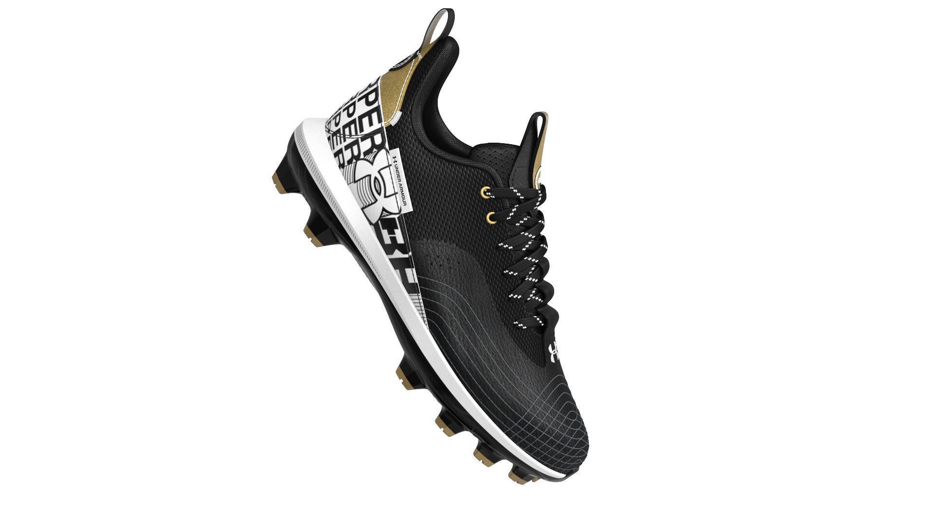 Boys' UA Harper 7 Low Jr. TPU Baseball Cleats 2