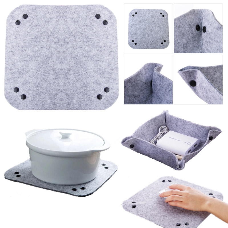Felt Office Desk Tray Mouse Pad 2