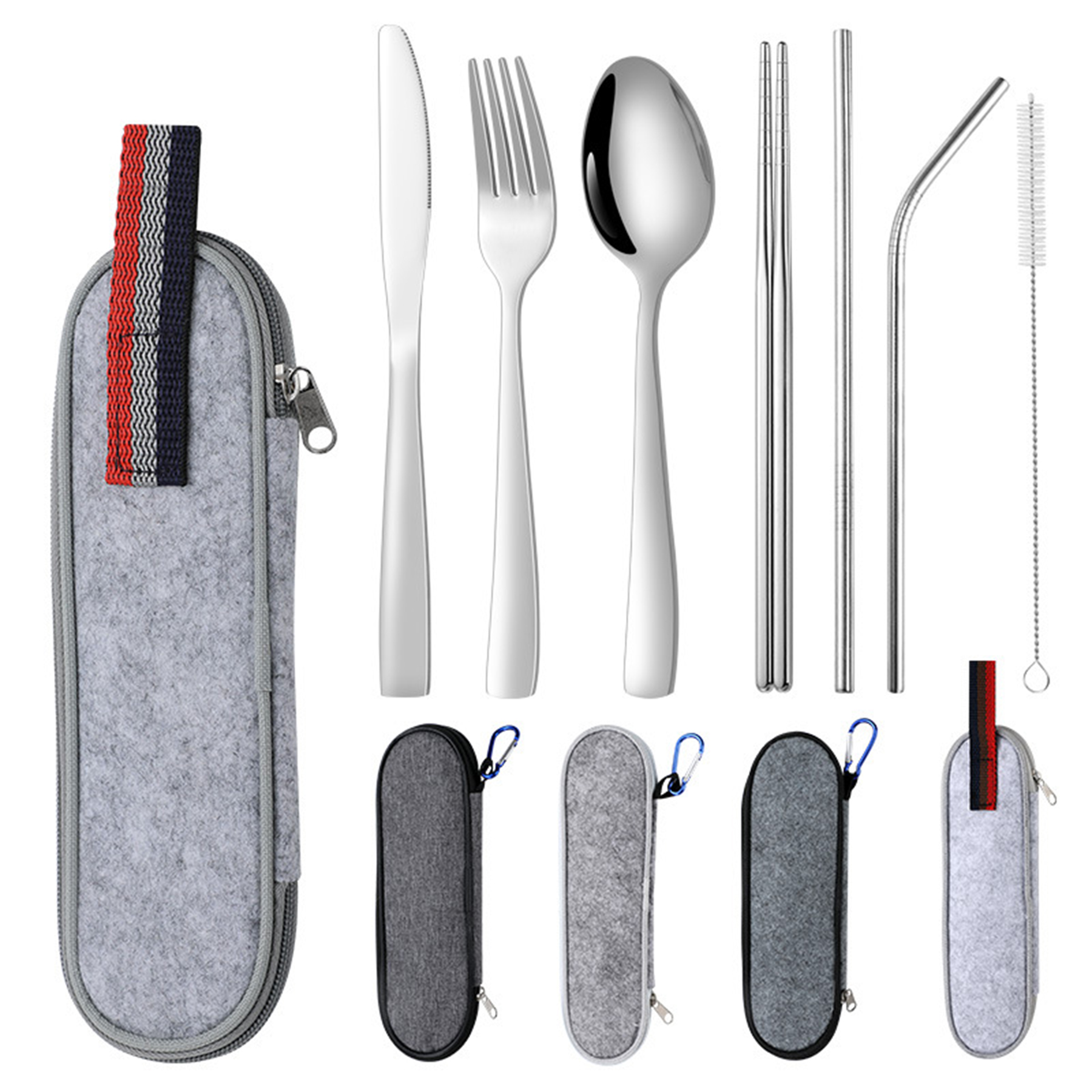 Steel Cutlery Set With Bag Package 2