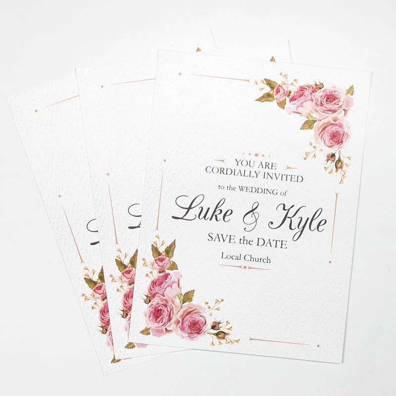 Custom Full Color 5 X 7 Inch Invitation Cards 35
