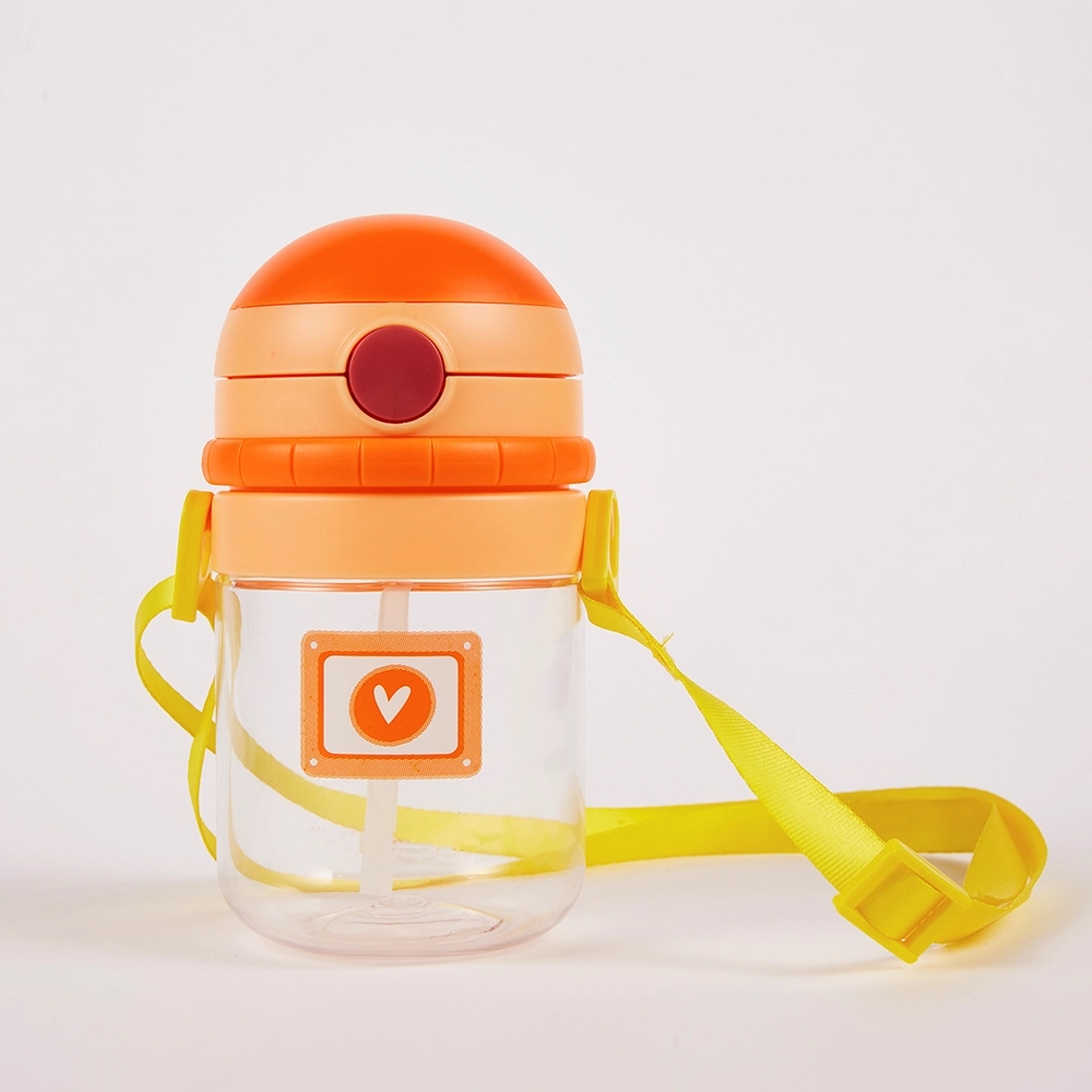 Kids Robot Water Bottle With Lanyard-12 oz 1