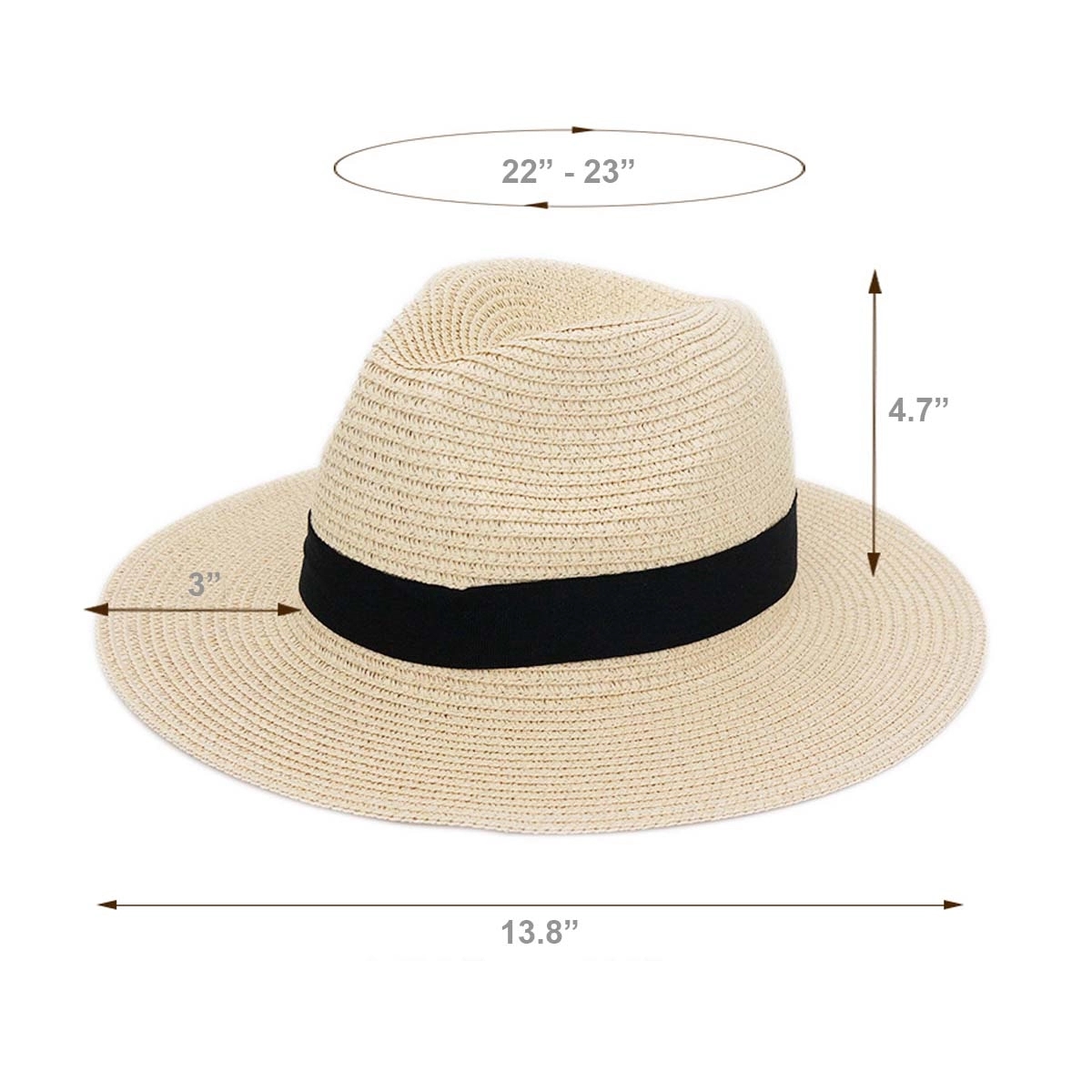 Wide Brim Straw Hat 3