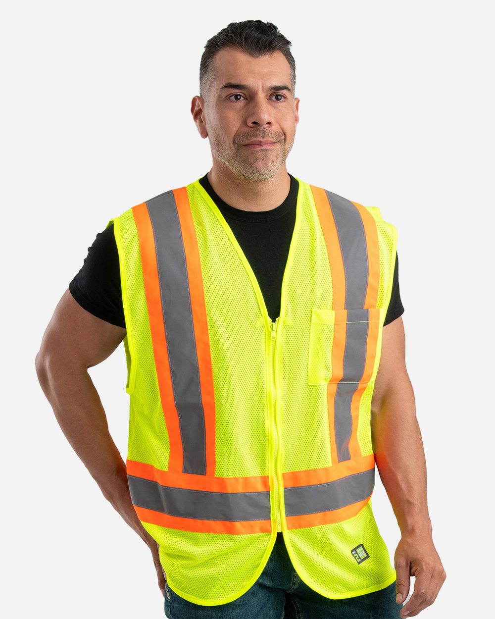 Men's Hi-Vis Class 2 Multi-Color Vest - HVV046 4