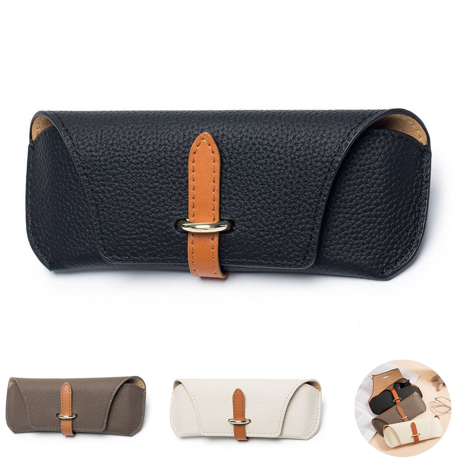 PU Leather Glasses Storage Case 8