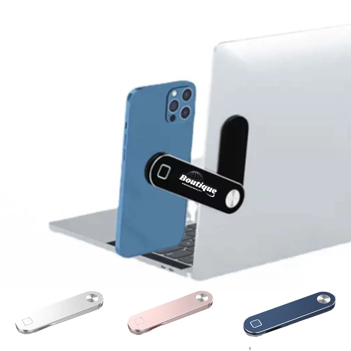 Portable Aluminum Magnetic Laptop Phone Holder Extension 2