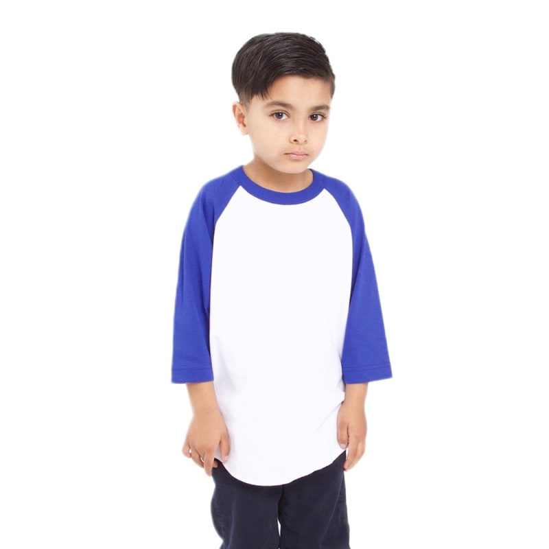 Shaka Wear Youth Three-Quarter Sleeve Raglan 20