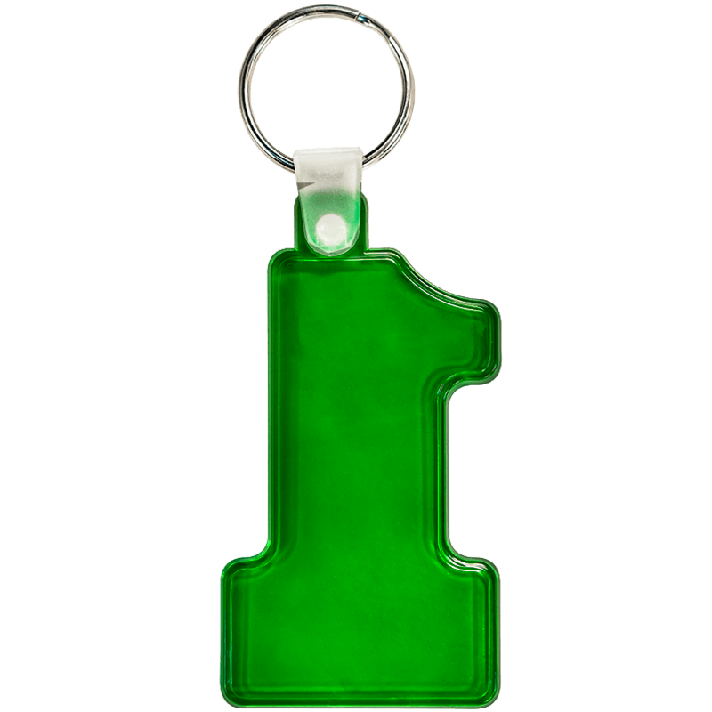 Number One Soft Plastic Keychains 2