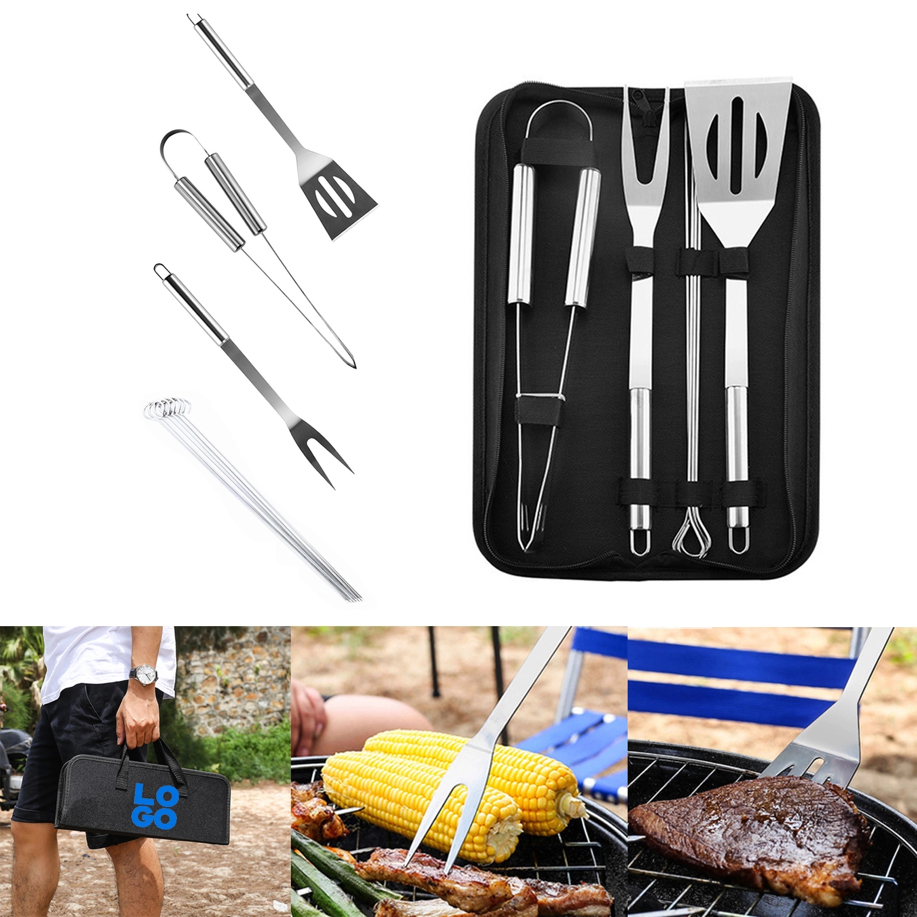 Stainless Steel Barbecue Set 2