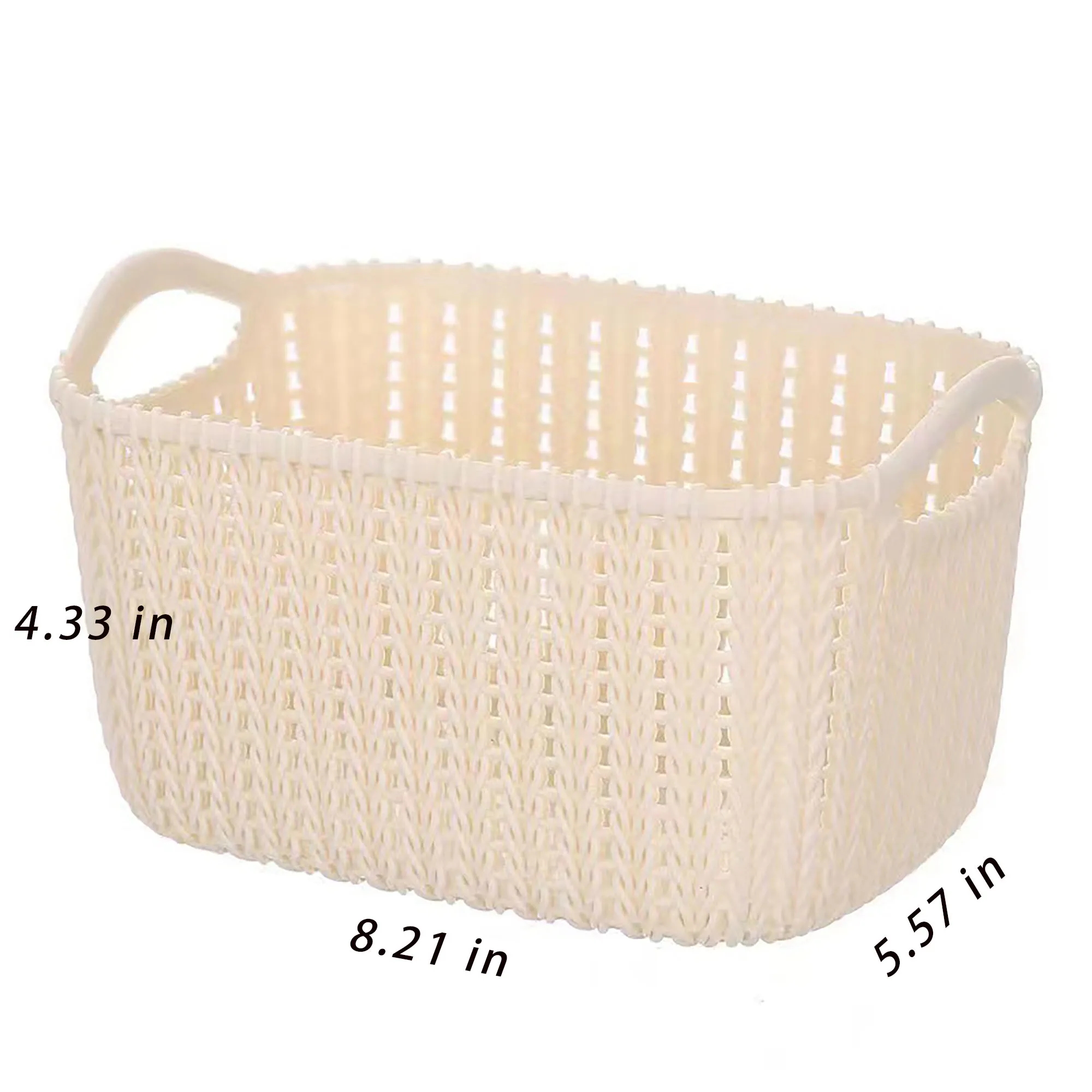 Rattan-Style Storage Basket With Logo For Storage And Organi 5