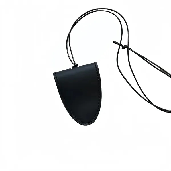 PU Leather Magnetic Sunglasses Holder - Neck Hanging Design 10