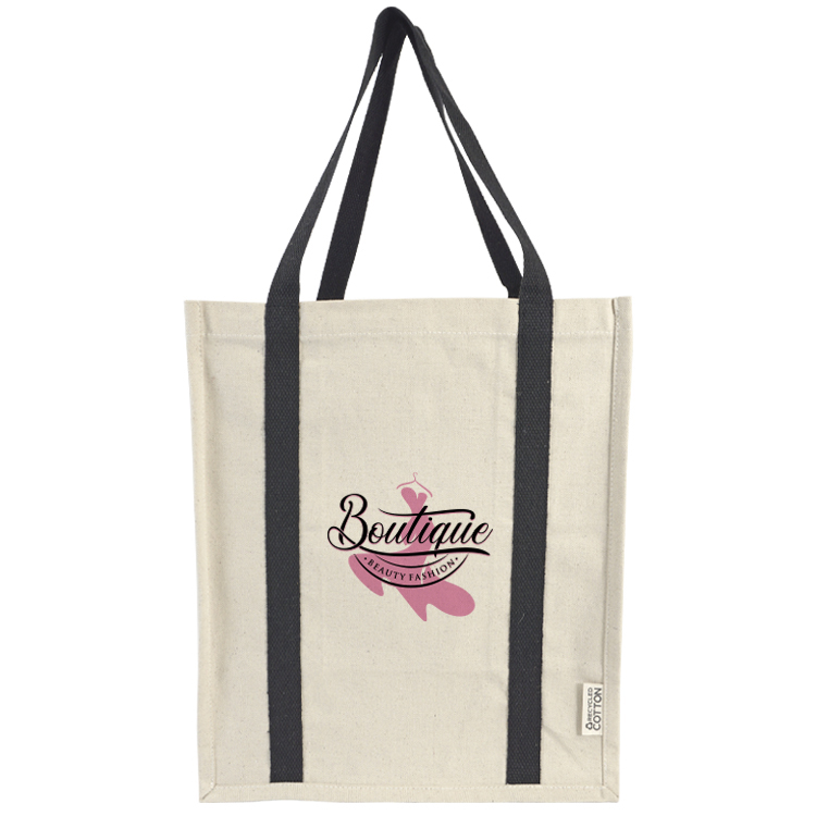 Denver Recycled Cotton Two Tone Shopper Tote 6