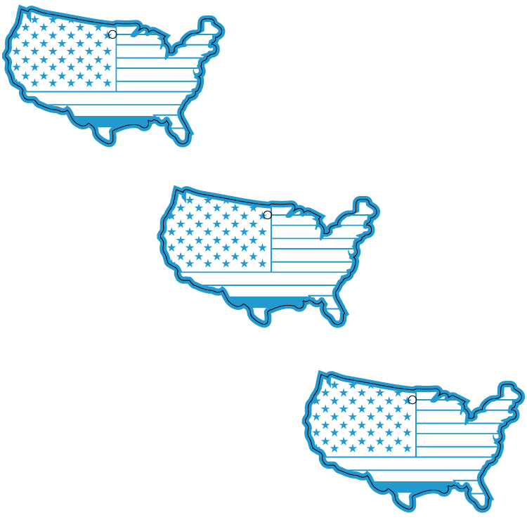 USA Shape Custom Air Fresheners - Top 10 Scents 2