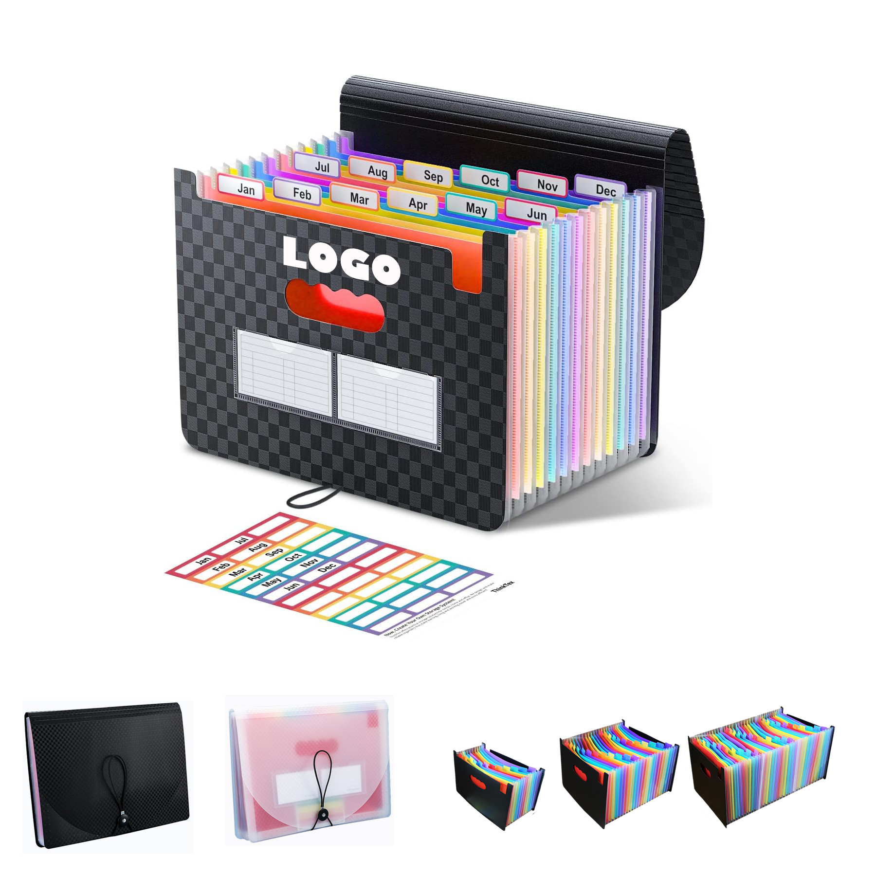Monthly Bill Accordion File Folder 2