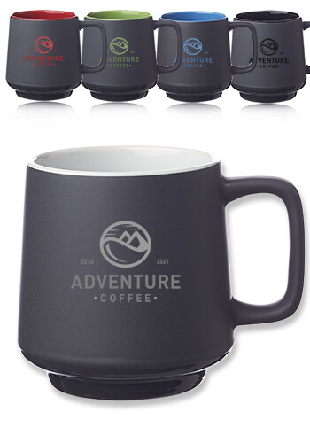15 oz. Stackable Ceramic Mug