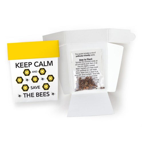 Save the Pollinators - Planter Pot Seed Packet