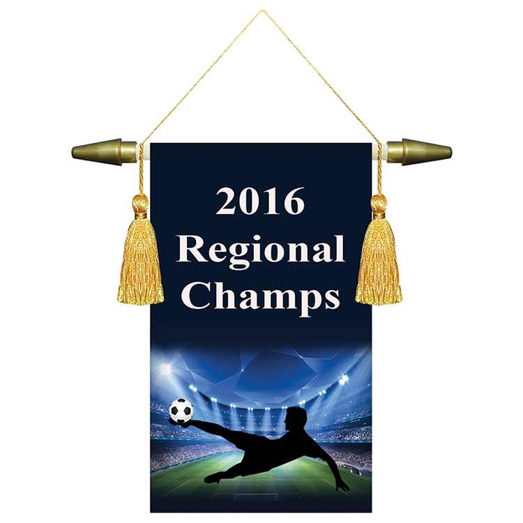 6" x 9" Podium Banner, Straight Cut/ No Fringe 2