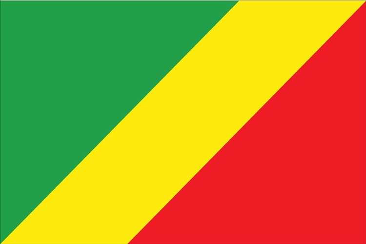 Congo Flag - 3' x 5' - Nylon 2