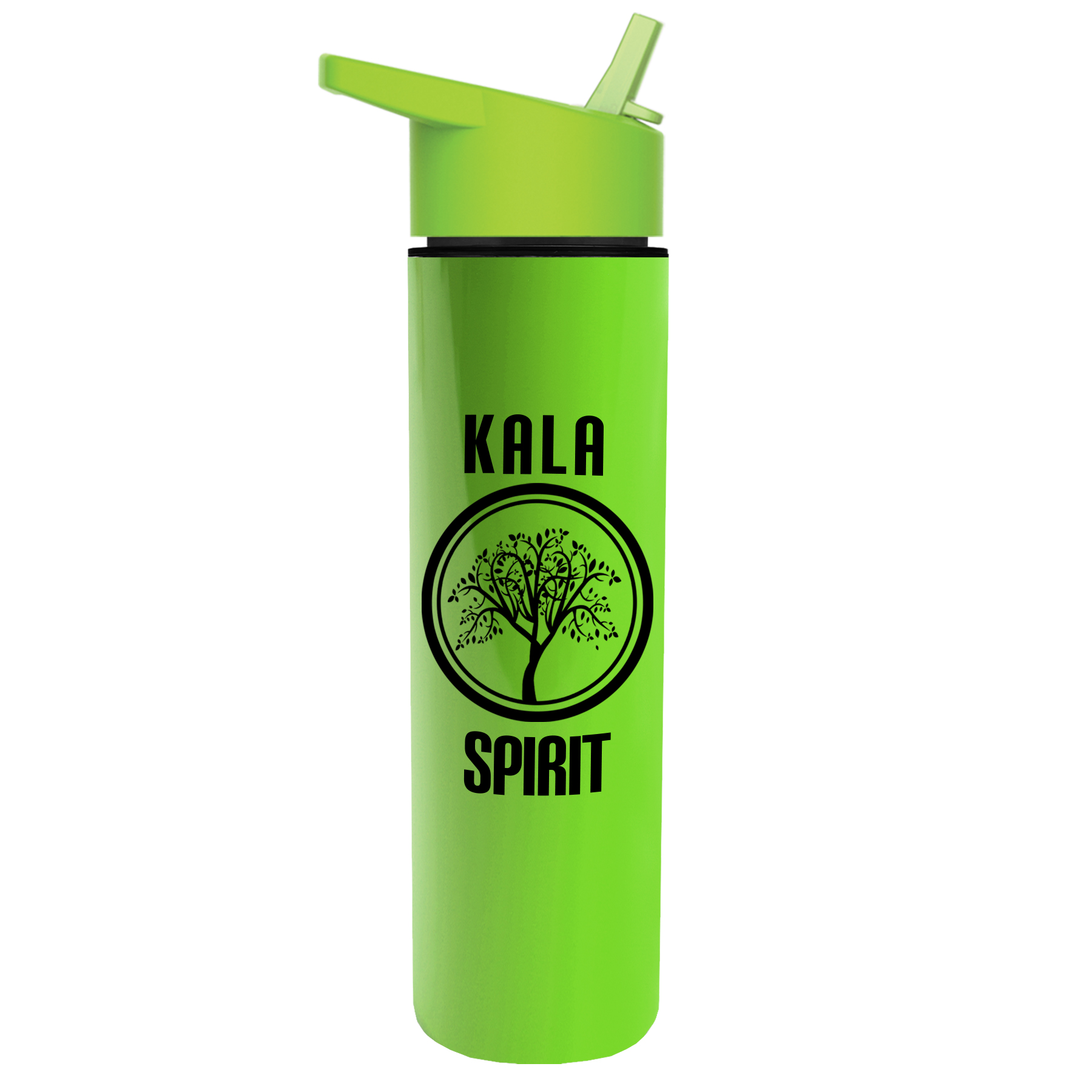 Slim Travel Tumbler - 16 oz. Double Wall Insulated with Flip Straw