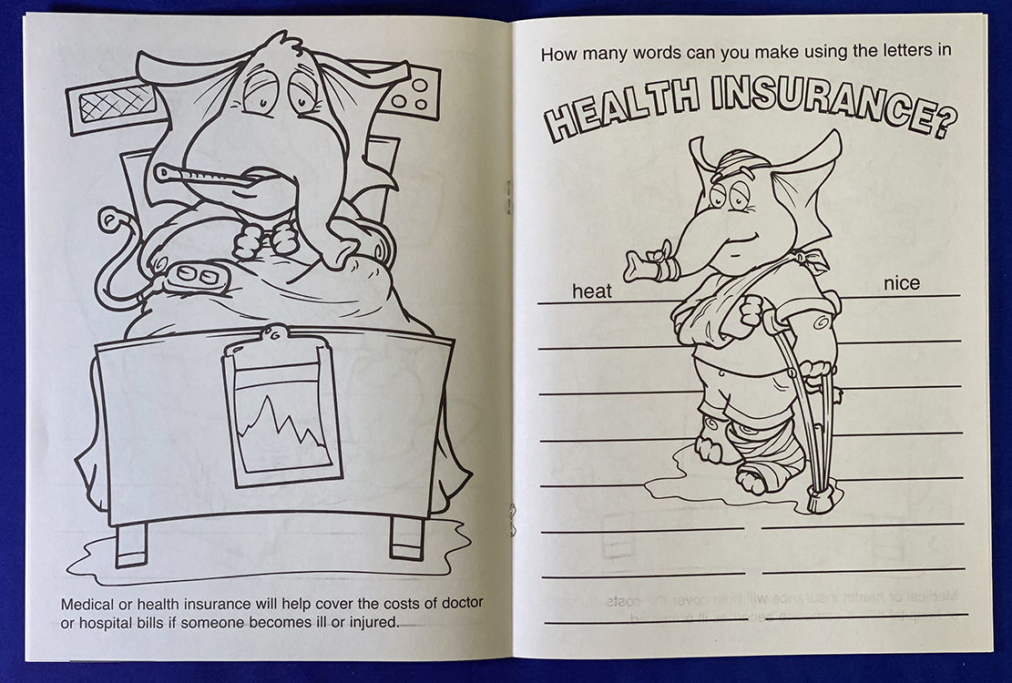COLORING BOOK - We All Need Insurance Coloring & Activity Book 5