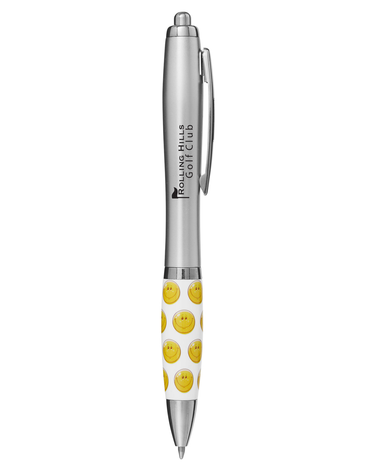 Smiley Happy Face Recycled ABS Ballpoint Pen 2