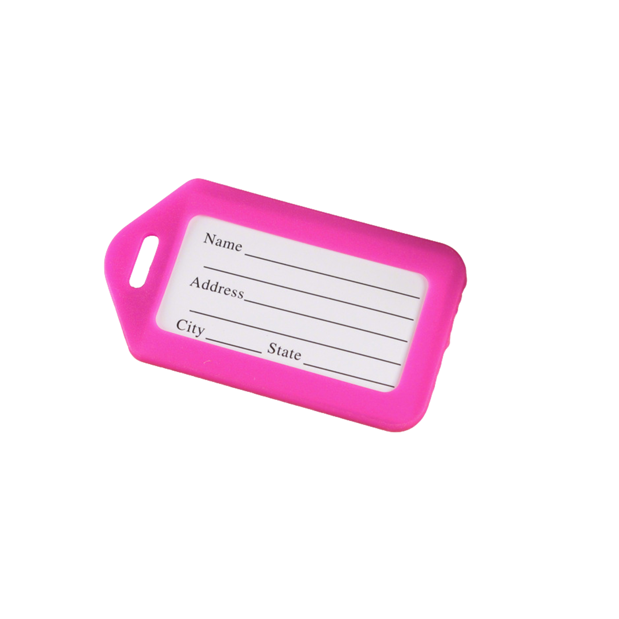 Rigid Plastic Travel Luggage Identification Tag 7