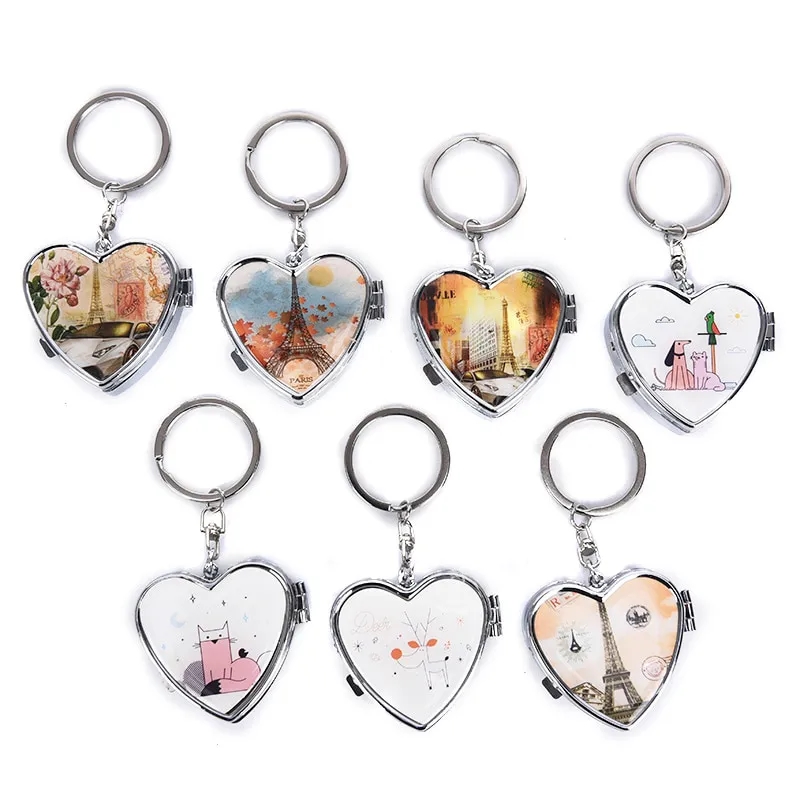 Metal Heart Pill Case 5