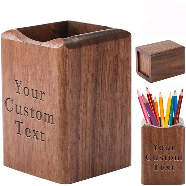 Personalized Wooden Pen Holder 4
