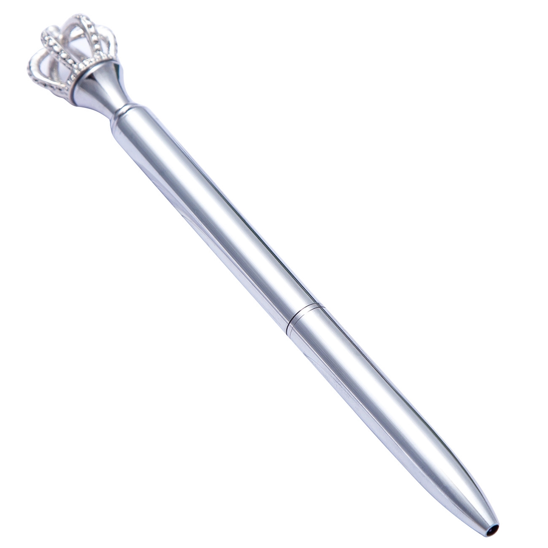 Shiny Metal Royal Crown Ballpoint Pen 6