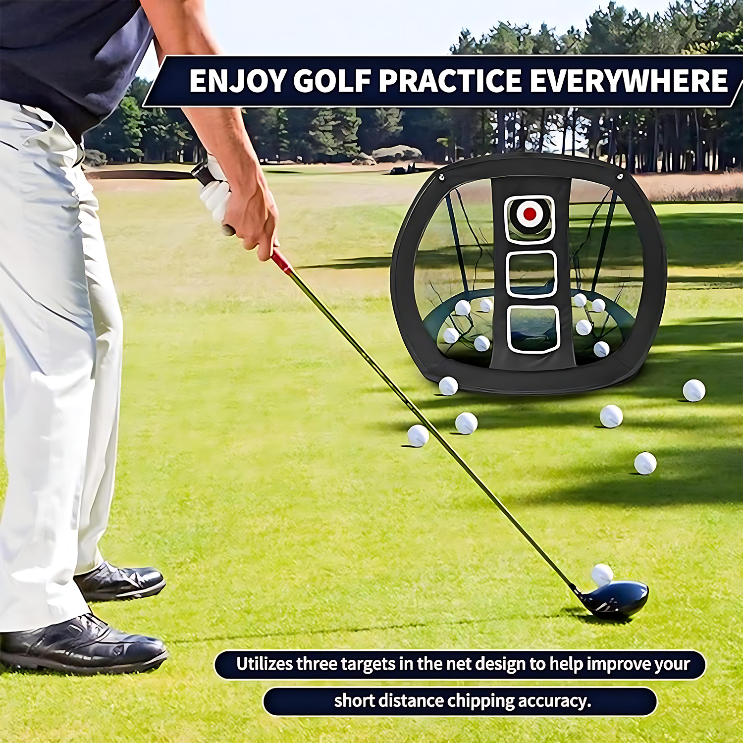 Portable Foldable Golf Chipping Net 6