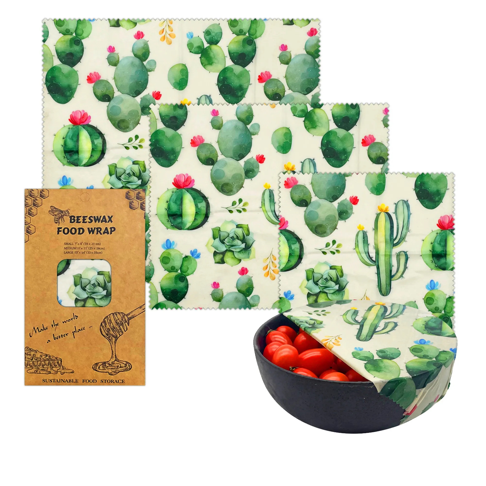 Reusable Beeswax Food Wraps Wax Cloth 7