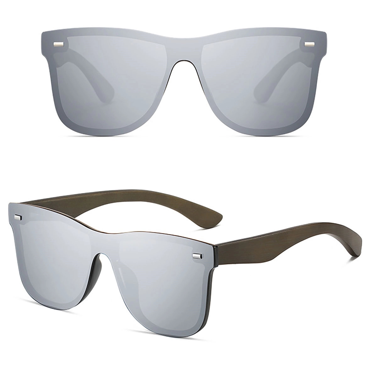 Customize Polarized Sunglasses With Wooden Frame Legs 11